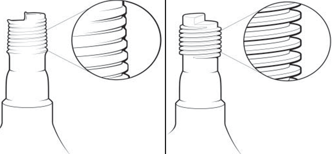 Two examples of hook threads.