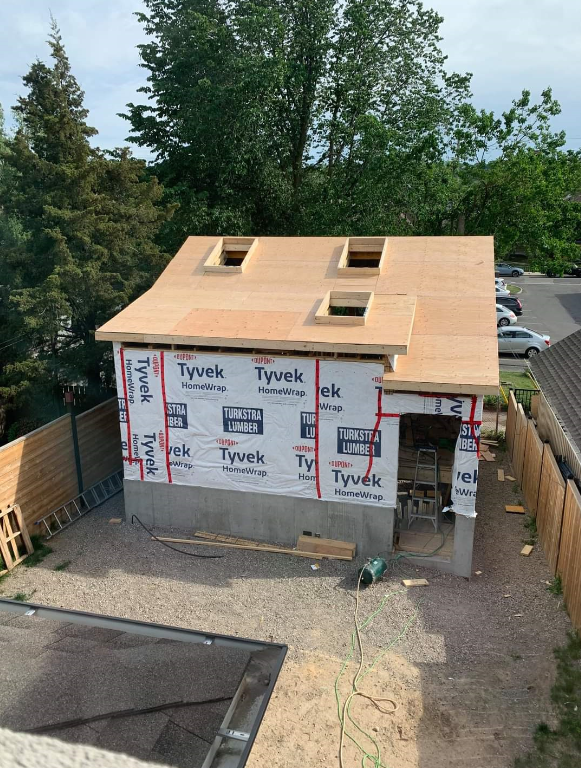 L’extérieur de la maison d’allée à Hamilton 