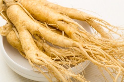 Fresh ginseng.