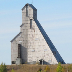 McIntyre Mine headframe in Timmins