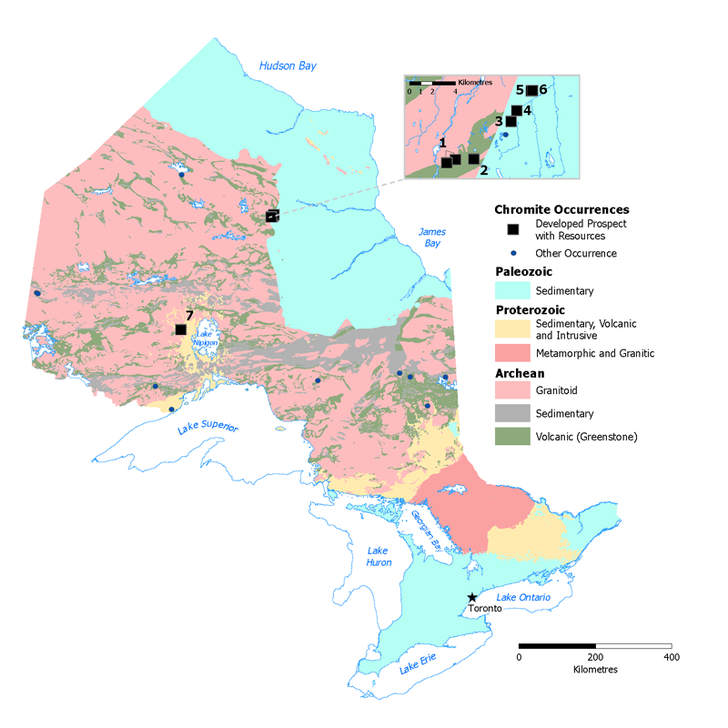 Mineral exploration and production values and commodities | ontario.ca