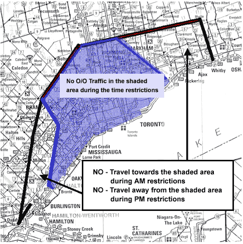 mto designated area restrictions