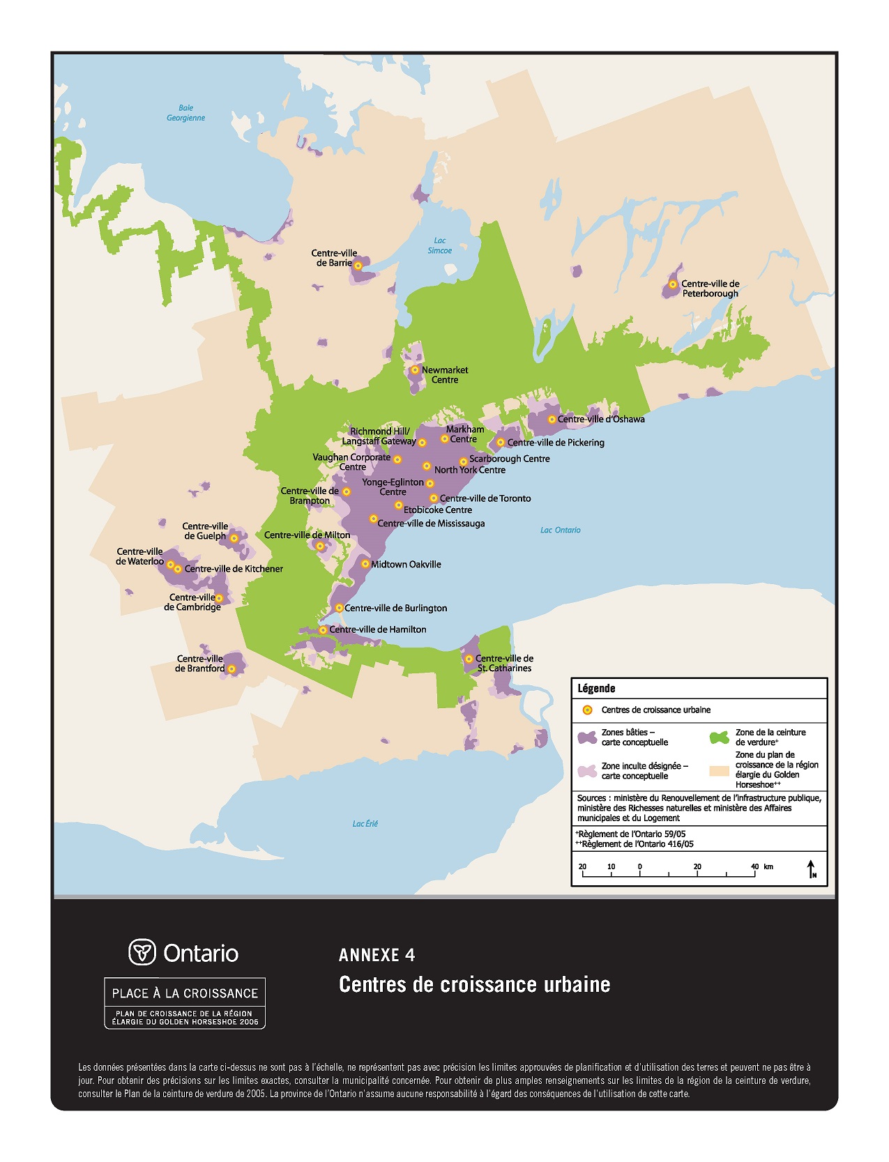 Annexe 4 - Centres de croissance urbaine