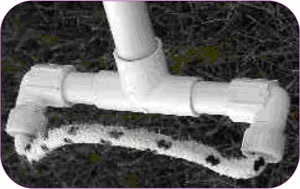 Rope-style wiper/wick system.