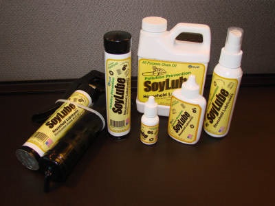 Biolubricants from soybean oil.