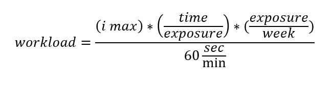 pulse-type workload formula