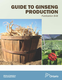 Guide to Ginseng Production cover image.