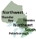 Map of Ministry regions