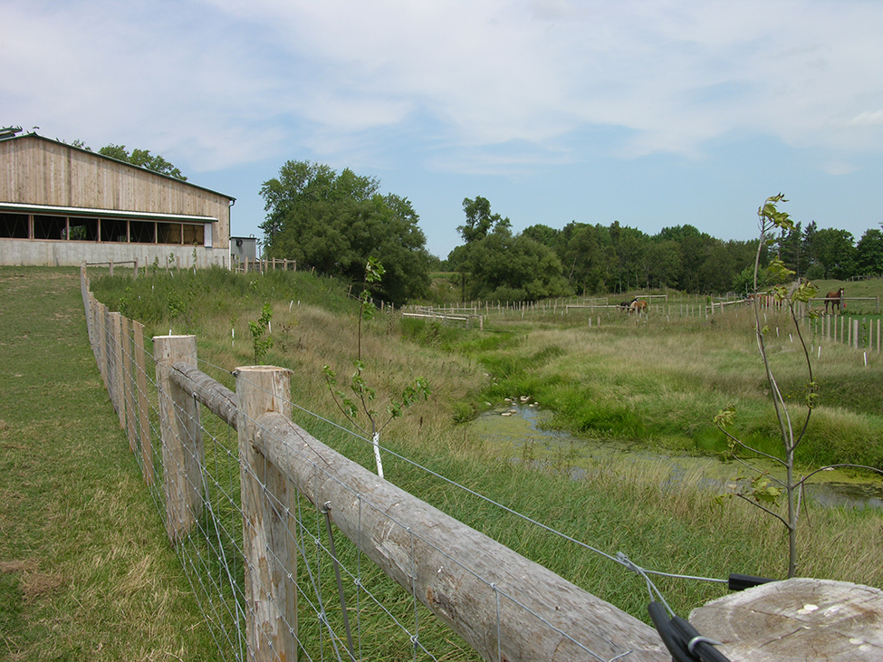 Fencing keeps livestock from watercourses and reduces the risk of surface water contamination.