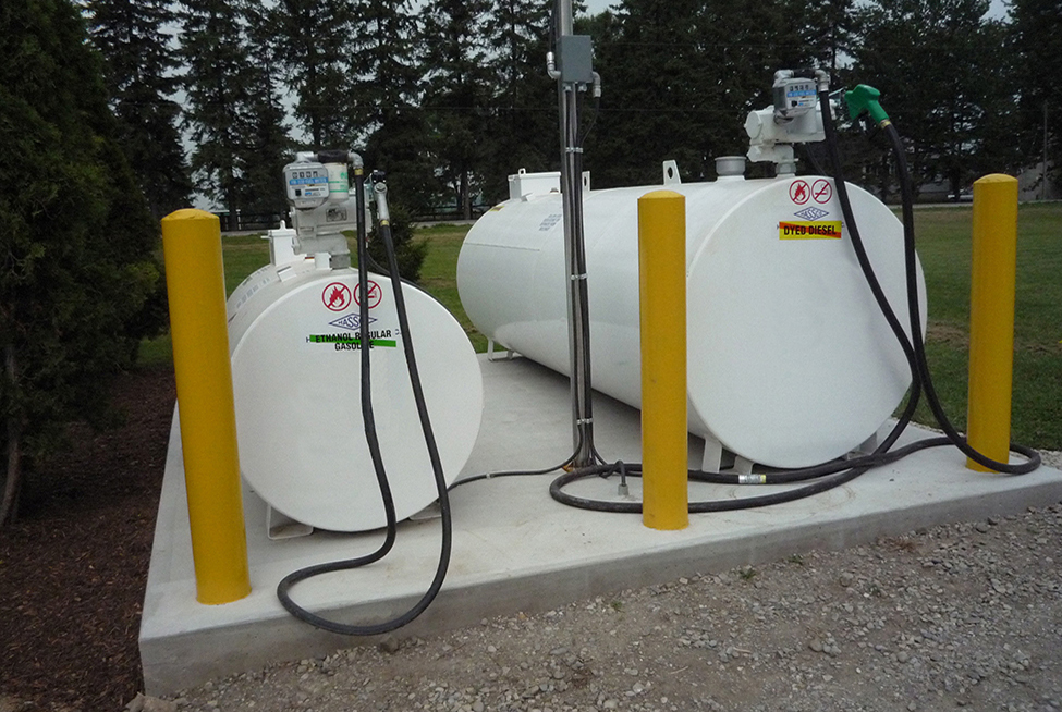 Proper storage of fuels reduces the risk to drinking water.