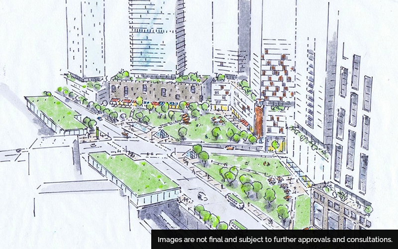 The proposed transit-oriented community at High Tech Station