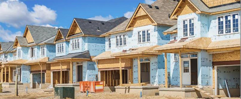 Nouvelles maisons en construction
