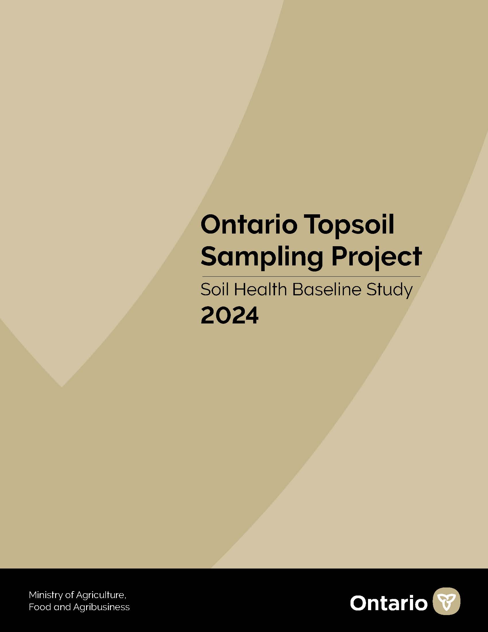 Ontario Topsoil Sampling Project 2024 cover image