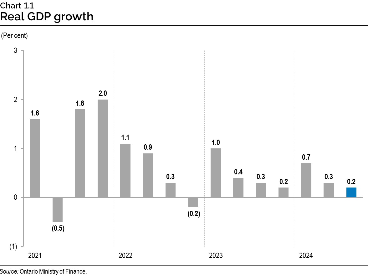 Chart 1.1: Real gross domestic product growth