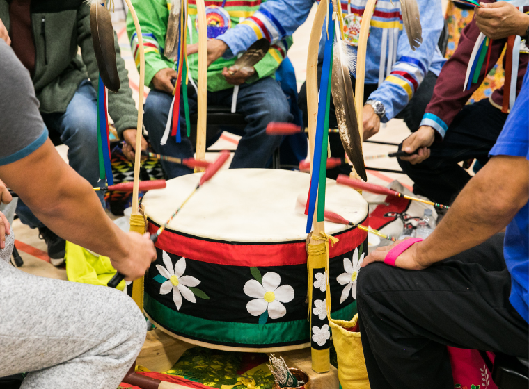 Image of a drum circle