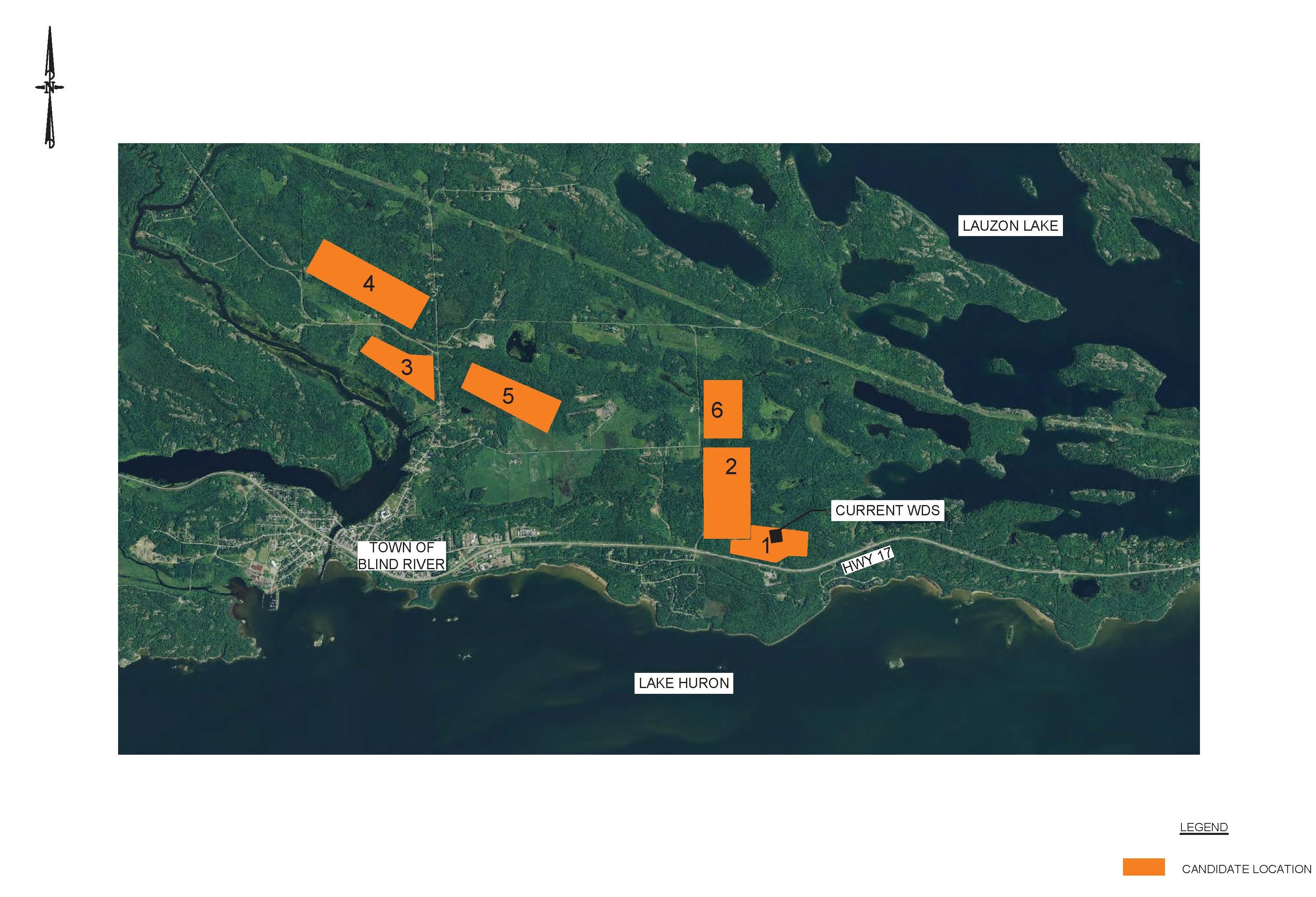 Cette figure illustre les méthodes de rechange qui ont été envisagées pour agrandir le site