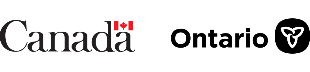 Logos of Government of Canada and Government of Ontario