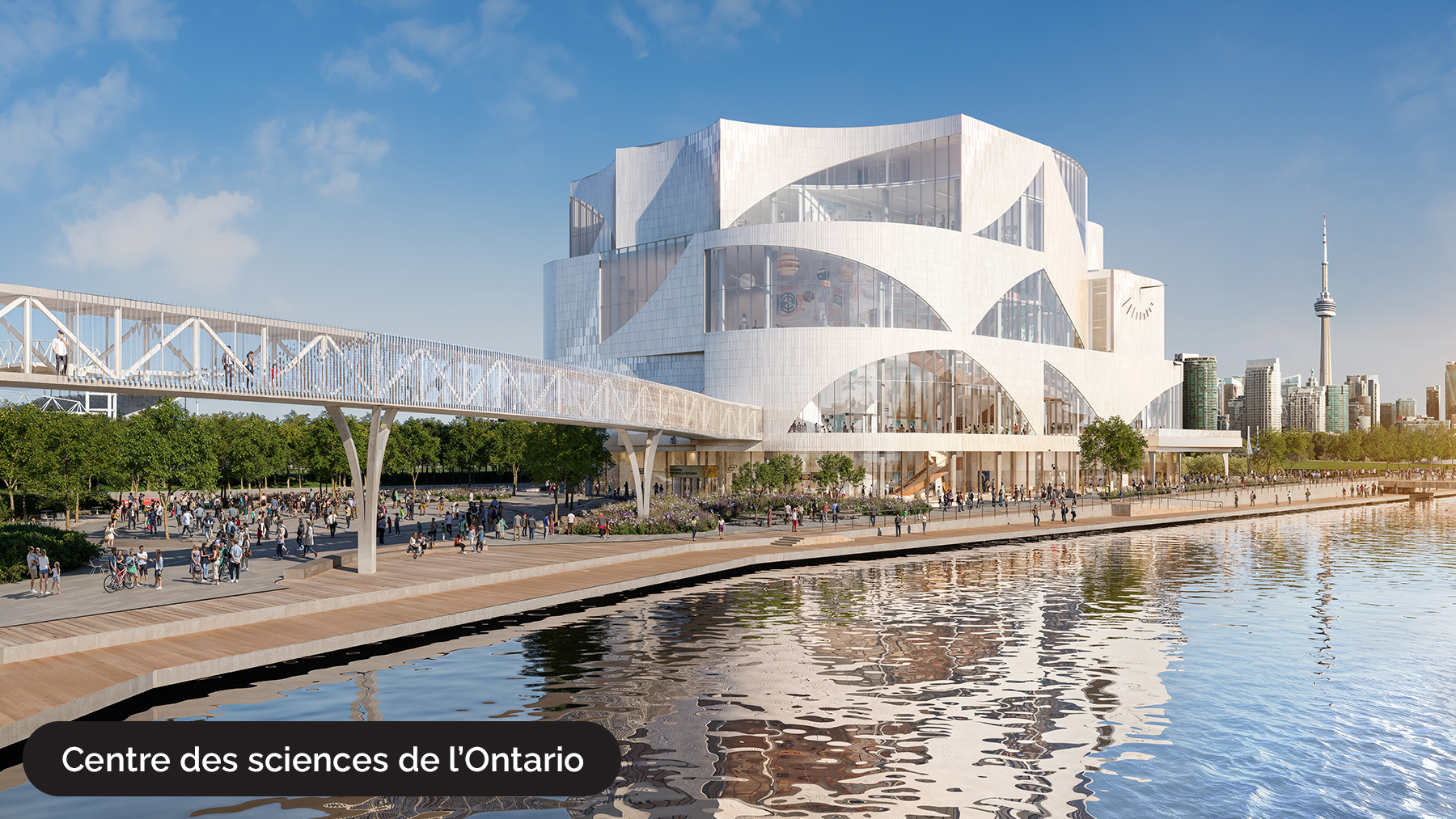 Centre des sciences de l’Ontario — rendu architectural