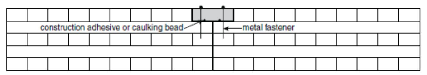 Diagram showing full dimensions of glued-laminated beams and columns (B and D) before fire exposure, per Figure 2.11.3.B. and Sentence 2.11.3.(1).