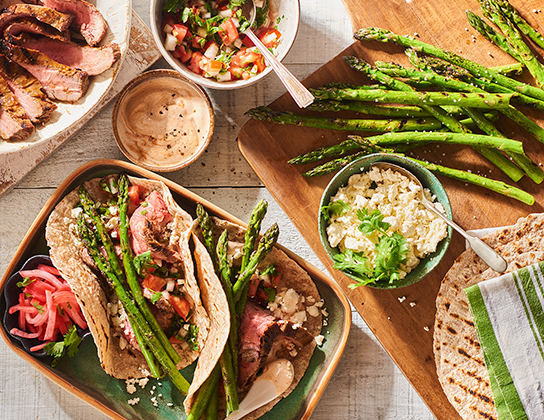Grilled Asparagus and Steak Tacos | Foodland Ontario