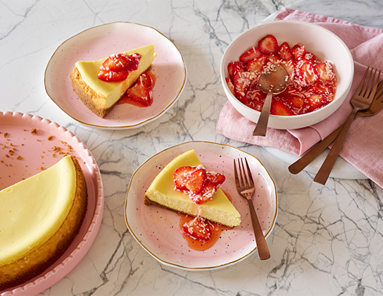 Strawberry Colada Cheesecake | Foodland Ontario