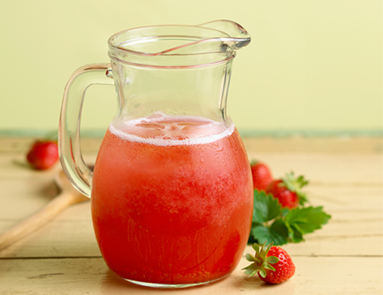 Limonade à la fraise