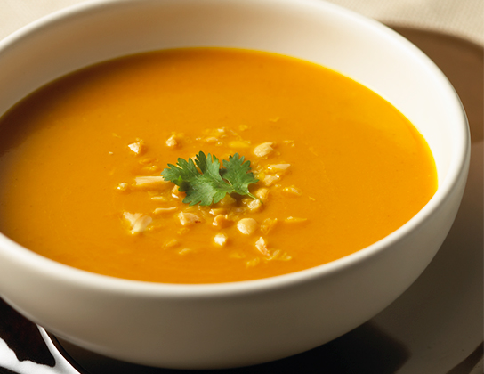 Soupe de patate douce au curry thaïlandais
