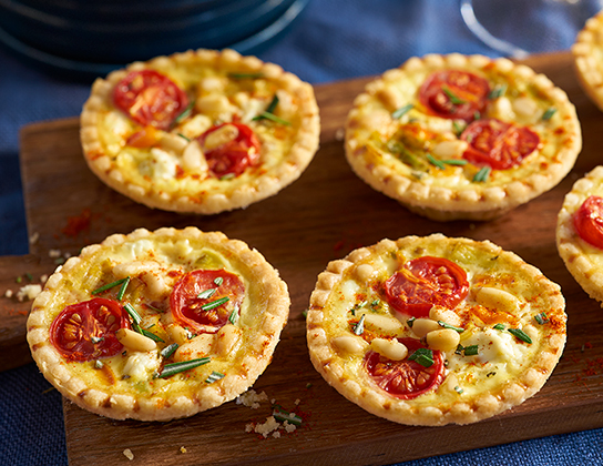 Vegetable and Chèvre Tarts | Foodland Ontario