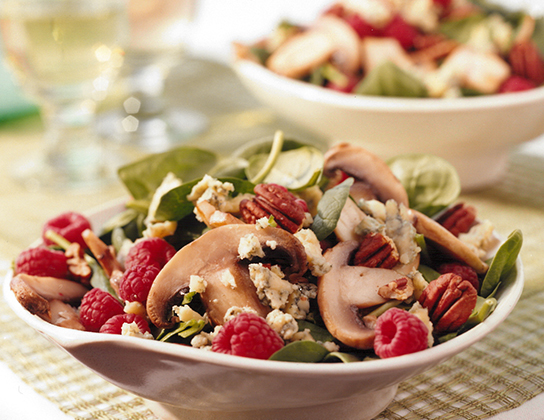 Warm Mushroom and Spinach Salad | Foodland Ontario