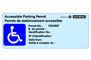 Renew, replace or change an accessible parking permit