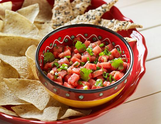 Watermelon and Onion Salsa