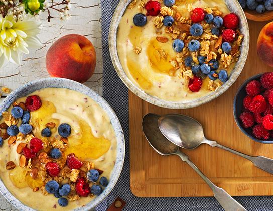 Bol de frappé ensoleillé