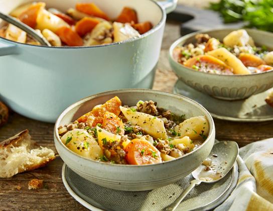 Winter Rescue Hamburger Stew