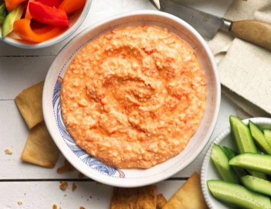 Tartinade au poivron rouge et au féta