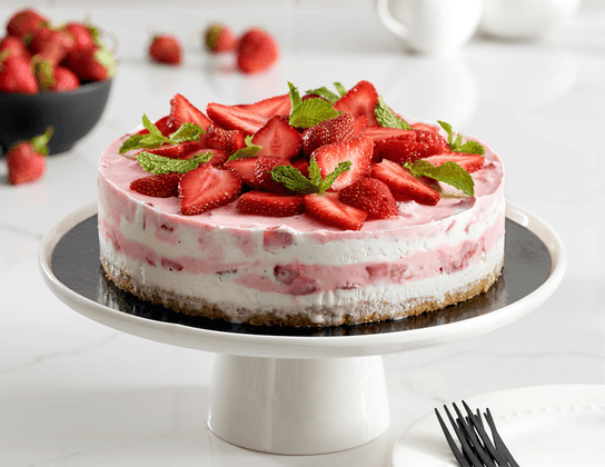 Strawberry Cheesecake Ice Cream Cake | Foodland Ontario