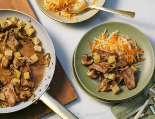 Poêlée de porc et de légumes aux épices des Caraïbes