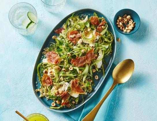 Salade de rubans d’asperges et de quinoa
