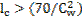 Image of graphic: l subscript c > (70/(C subscript w) squared).