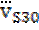 Image of symbol: v bar subscript S30.