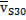 Image of symbol: v bar subscript S30.