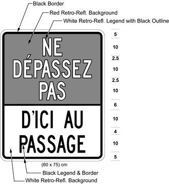 Illustration of sign with white text 