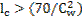 Image of graphic: l subscript c > (70/(C subscript w) squared).