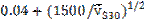 Image of equation: 0.04+((1500/(v bar subscript S30)) to the 1/2).