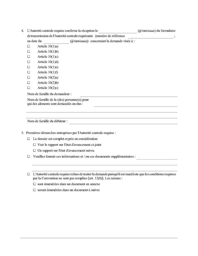 Page 2 de l'Accusé de réception en vertu de l'article 12(3) Description automatically generated with medium confidence