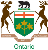 Les armoiries de l'Ontario